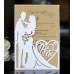 Valentine's Day Greeting Card Marriage Invitation Card Laser Cut Paper